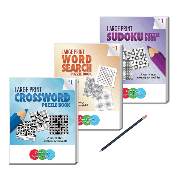 LARGE PRINT Puzzle Book Gift Set - Volume 1 | Promotions Now