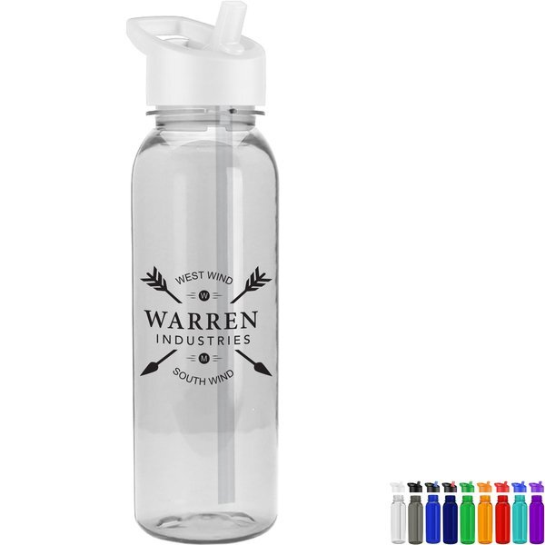 Outdoorsman Bottle w/ Flip Straw Lid, 24oz.