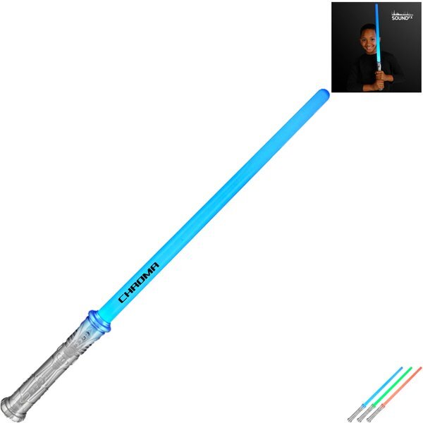 Sound Activated LED Space Saber Toy, 27-1/2"