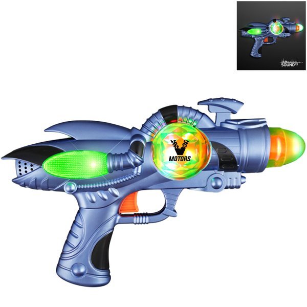 Space Sounds Light Up Gun Toy