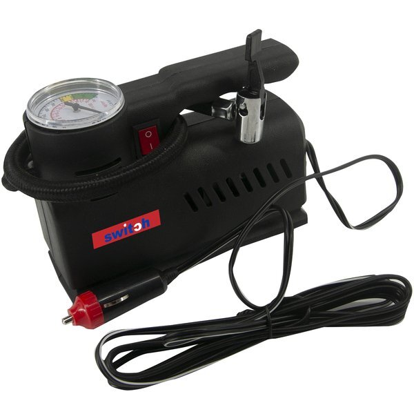 Air Compressor with Tire Gauge