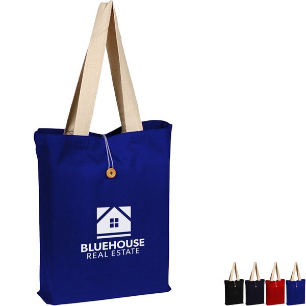 ButtonUp Color Canvas Tote