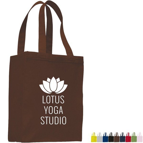 Colored Shopping Tote Bag with Full Gusset