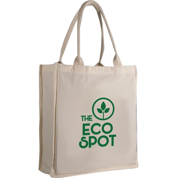 Natural Canvas Fancy Shopper Bag