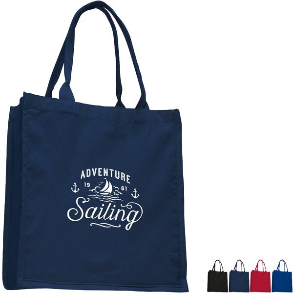 Colored Canvas Fancy Shopper Bag