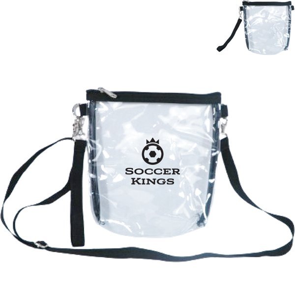 Clear PVC Cross Body Purse