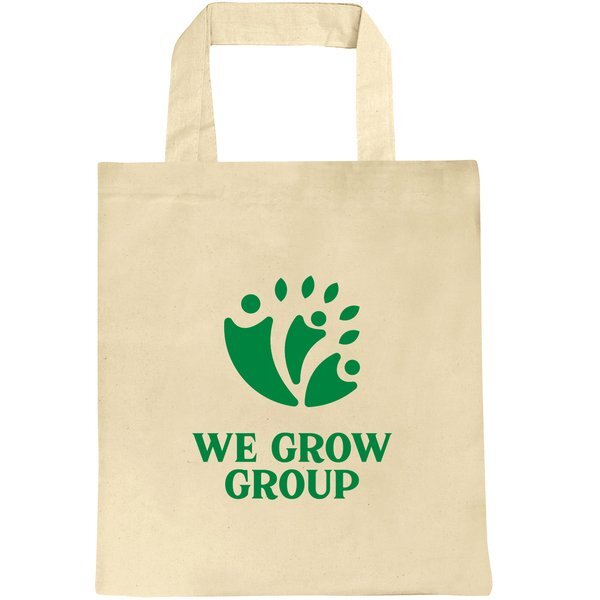 Convention Cotton Tote Bag with Short Handles