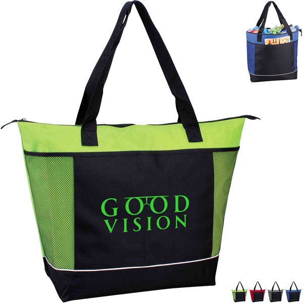 Jumbo Colored Cooler Tote Bag