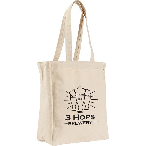 Natural Cotton Canvas Book/ Tote Bag