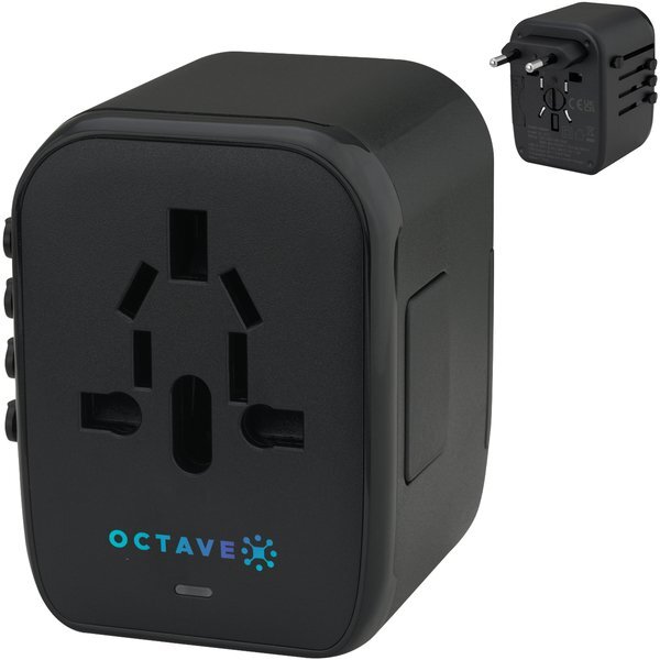 Universal Travel 2 USB & 2 Type-C Adapter