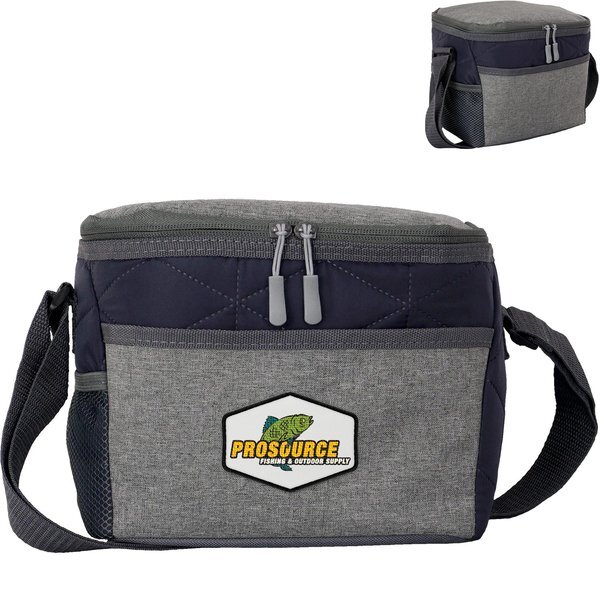 Quilted Emblem Lunch Cooler Bag