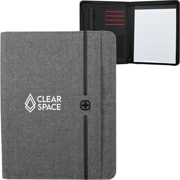 Wenger® rPET Zippered Padfolio