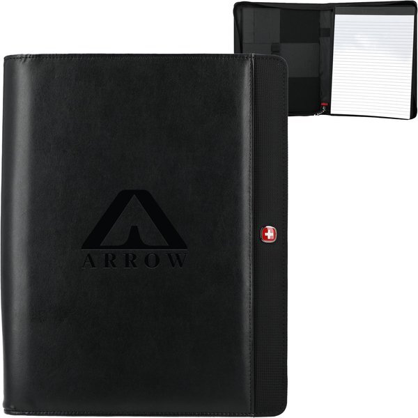 Wenger® Recycled Tech Zippered Padfolio