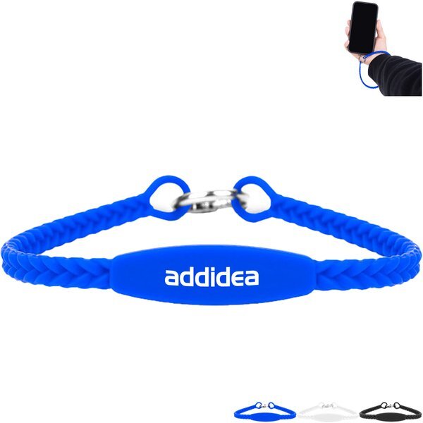 TBD Silicone Wrist Band with Phone Tether Patch