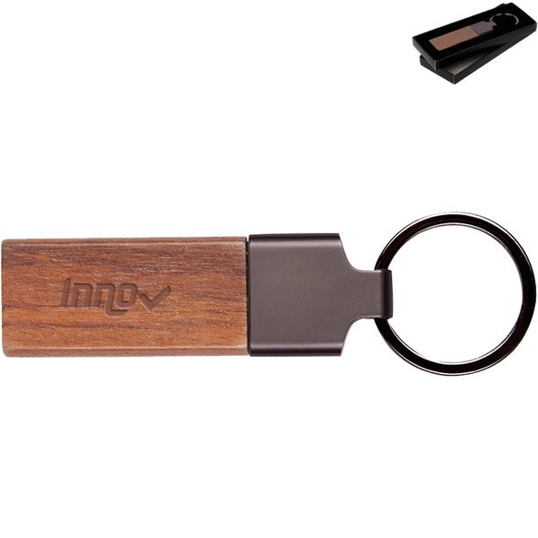 Belmont Wood Key Chain