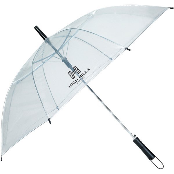 Clear Auto Open Umbrella, 46" Arc