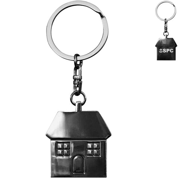 Gunmetal Casa Key Chain