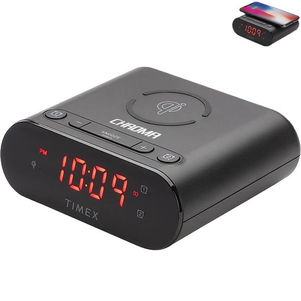 Timex® Wireless Charging Dual Alarm Clock