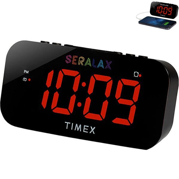 Timex® Alarm Clock w/ USB Charging