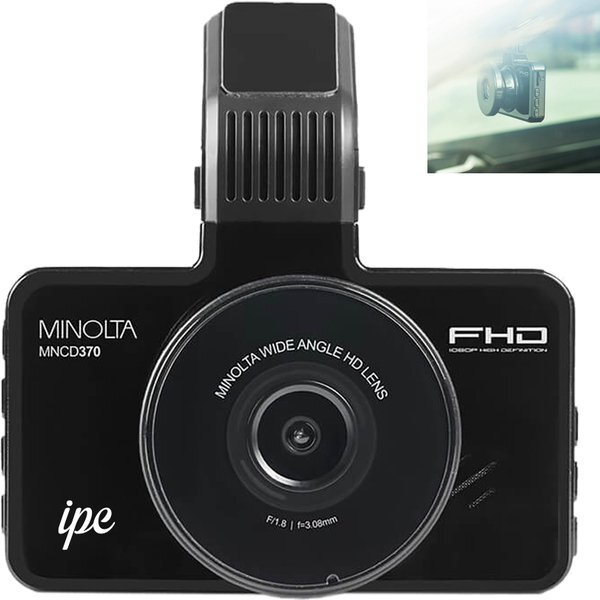 Minolta® 1080P Dash Cam w/ 3.0" LCD