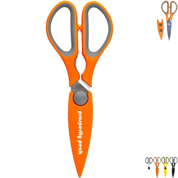 Utility Scissors with Magnetic Holder