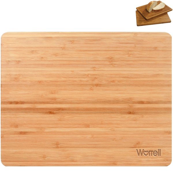 Flip-It Premium Bamboo Cutting and Bread Board