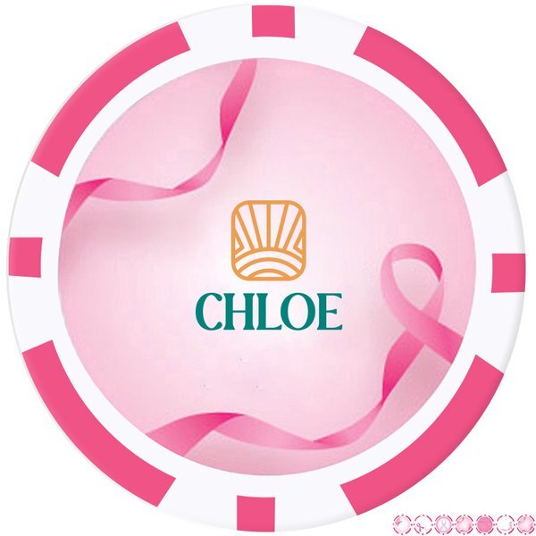 Breast Cancer Awareness Poker Chips