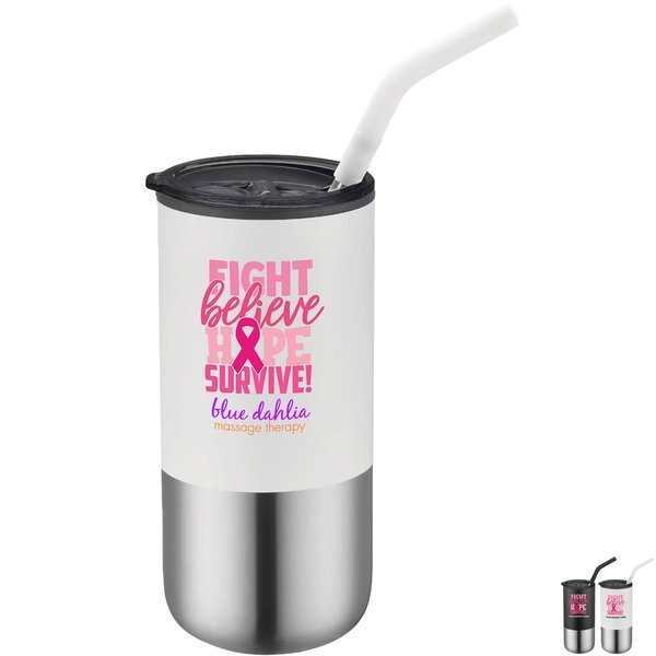 Breast Cancer Awareness Sipster Cup, 16oz.