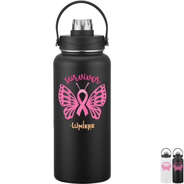 Breast Cancer Awareness Water Bottle, 34oz.