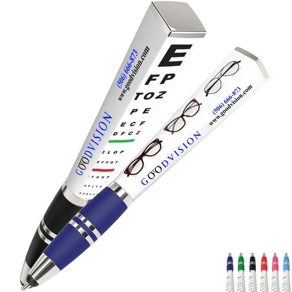 Eye Doctor Design Square Pen™ With Stylus