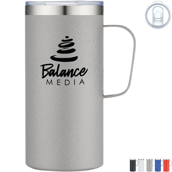 Chillmate  Double Wall Stainless Steel Mug, 24oz.