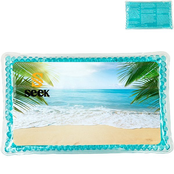 Tropical Breeze Rectangle Large Aqua Pearls™ Hot & Cold Pack