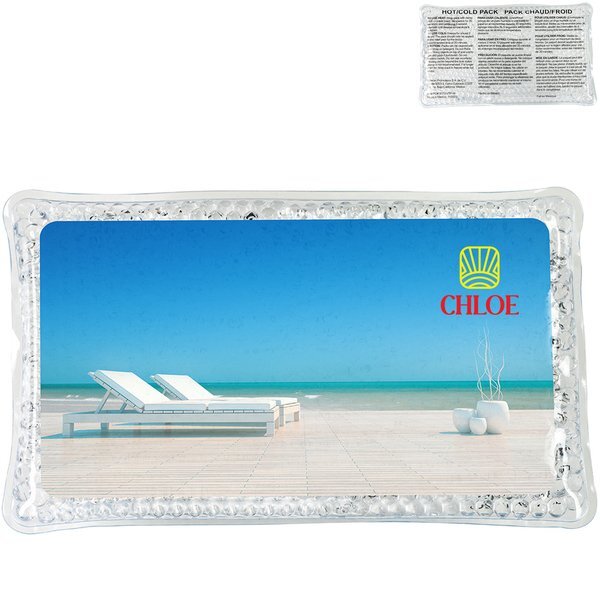 Laid Back Rectangle Large Aqua Pearls™ Hot & Cold Pack