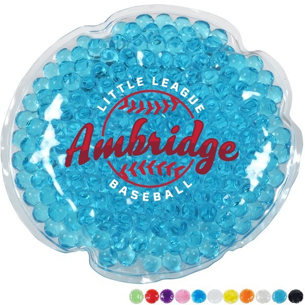 Round Aqua Pearls™ Full Color Hot & Cold Pack