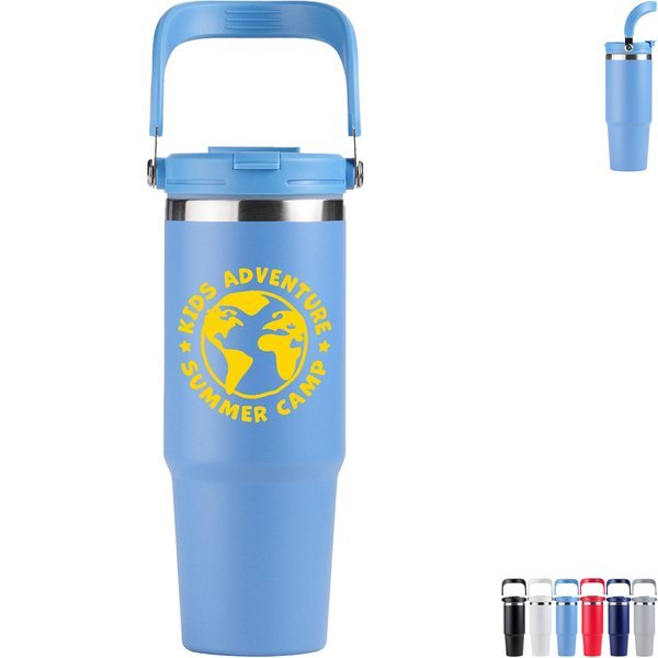 SENSO™ Venture DuoFlow Vacuum Insulated Stainless Steel Travel Bottle, 30oz.