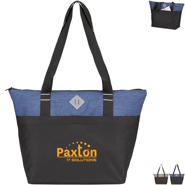 Heather 600D Polyester Travel Tote