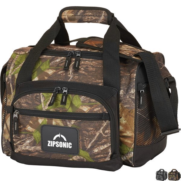 Camouflage 600D Polyester 12-Can Duffel Cooler