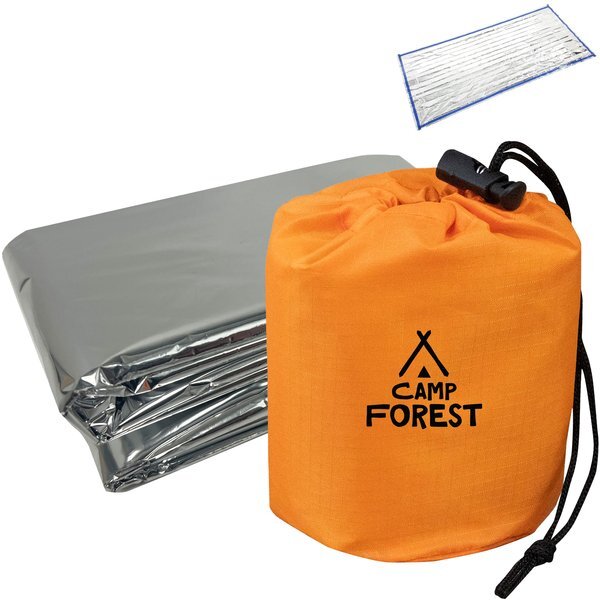 Emergency Sleeping Bag in Drawstring Pouch