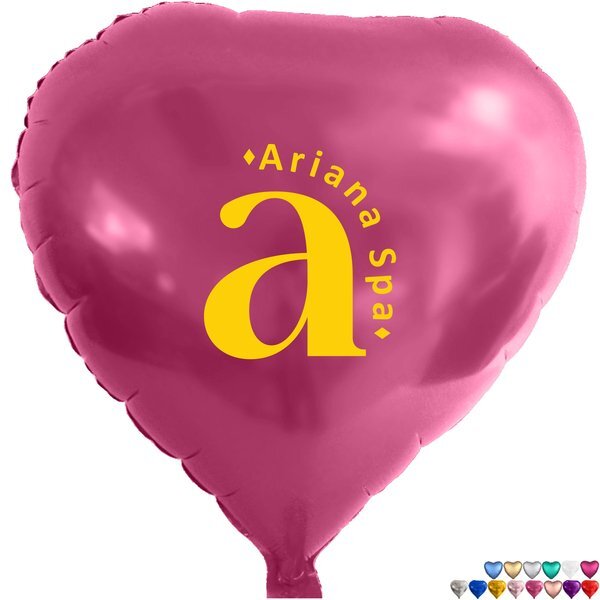 Heart Helium Saver XtraLife® Foil Balloon, 17"