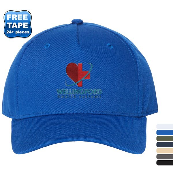 Atlantis® Sustainable Recycled Poly Twill Five-Panel Cap