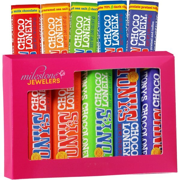 Tony's Chocolonely® Rainbow Taste Pack in Standard Window Box