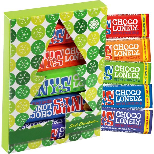 Tony's Chocolonely® Rainbow Taste Pack in Tree Window Box