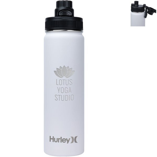 Hurley® Oasis Chug Spout Vacuum Insulated Water Bottle, 20oz.