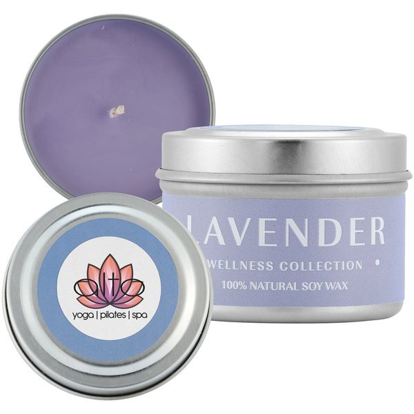 Lavender City Bonfires Wellness Candle in Tin, 2 oz.