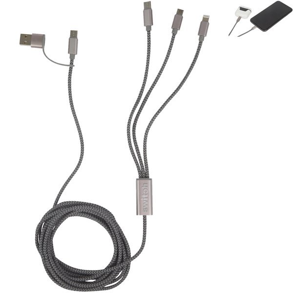 Virgo 9' rPET 5-in-1 Charging Cable