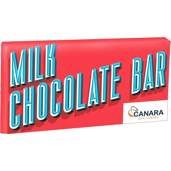 Milk Chocolate Bar in Envelope Wrapper, 3.5 oz.