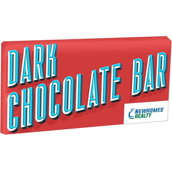 Dark Chocolate Bar in Envelope Wrapper, 3.5 oz.