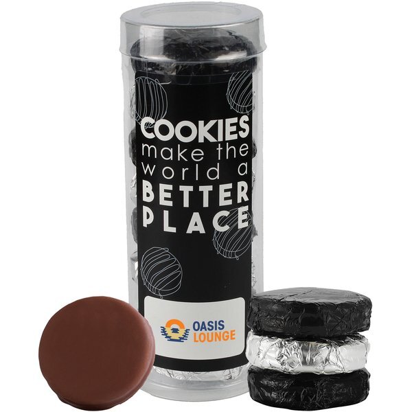 Corporate Color Belgian Chocolate Oreo® Gift Tube