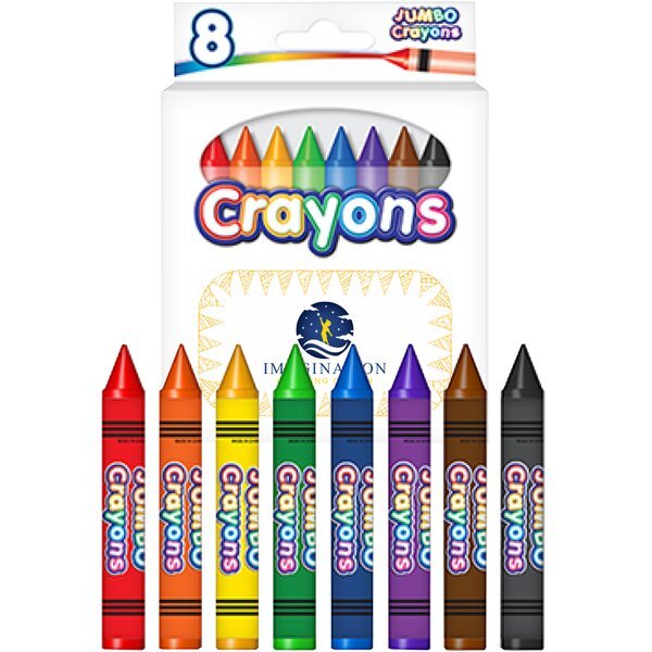 Jumbo 8 Pack Crayon Box