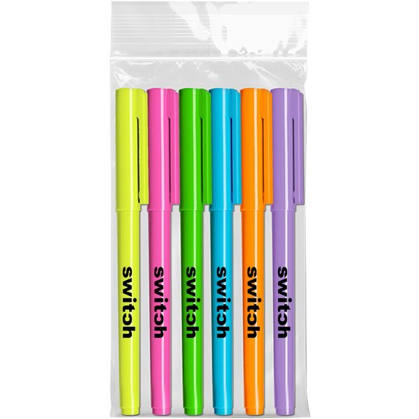 Brite Spots® 6 Pack Pocket Highlighters